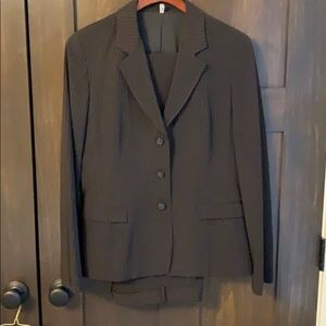 3 piece Tahari pinstripe suit